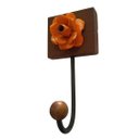 Ver imagem 1 de Cabide de Ferro Artesanal para Bolsas e Roupa para Parede Rustico Libertas Rosas Artesanato Cabide M