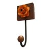 Cabide de Ferro Artesanal para Bolsas e Roupa para Parede Rustico Libertas Rosas Artesanato Cabide M - 1