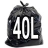 Saco de Lixo 30 Litros Preto 100 Sacos Resistente Fabricante - 1