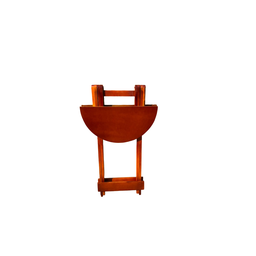 Conjunto de Bistrô Dobrável Mesa com 2 Banquetas para Bar Mel - 4