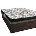 Ver imagem 5 de Cama Box Casal Suede + Colchão Ortobom Iso Dupla Face 60x138x188 Marrom