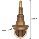 Ver imagem 3 de Reparo Registro Gaveta Deca 4509 de 1.1/2" Versão Atual - 4306040k100