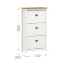 Ver imagem 3 de Sapateira 3 Gavetas Topazio 