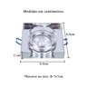 9 Spot Cristal Espelhado Embutido Quadrado Mr16 Gu10 Ac593 - 5