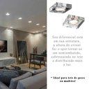 Ver imagem 2 de 9 Spot Cristal Espelhado Embutido Quadrado Mr16 Gu10 Ac593