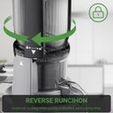 Ver imagem 5 de Espremedor Amzchef Cold Press com Chute de 4", 250w e Filtros Duplos (prata)