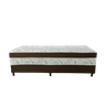Cama Box Solteiro Rubi Marrom Conjugado 7cm de Espuma Macia e Confortável Semi Ortopédica 55x88x188c - 2