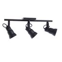 Ver imagem 1 de Spot Sobrepor Direcionável 2713 Trilho com 3 Lâmpadas Canopla Quadrada Emalustres