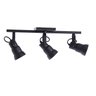 Spot Sobrepor Direcionável 2713 Trilho com 3 Lâmpadas Canopla Quadrada Emalustres - 1