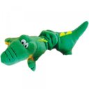 Ver imagem 1 de Crocodilo de Pelúcia para Pets com Efeito Sonoro - 70157 - Chalesco