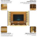 Ver imagem 6 de Estante Home para TV até 85 Polegadas com LED e Vidro Reflecta 100% MDF 217,6CMX293,4cm Luminare Marrom