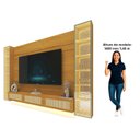 Ver imagem 5 de Estante Home para TV até 85 Polegadas com LED e Vidro Reflecta 100% MDF 217,6CMX293,4cm Luminare Marrom