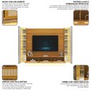 Ver imagem 6 de Estante Home para TV até 85 Polegadas com LED e Vidro Reflecta 100% MDF 217,6CMX293,4cm Luminare Marrom