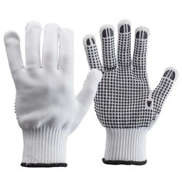 Luva Tricotada Pigmentada| Kit 12 Pares Epi Branco Tamanho 9 - 3