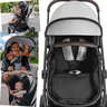 Carrinho de Bebe Moises com Bebe Conforto Kiddo Nomad Grafite - 4