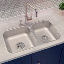 Ver imagem 1 de Cuba de Embutir/sobrepor Isis 69x40cm 2 Cubas 94062/102 Tramontina