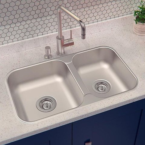Cuba de Embutir/sobrepor Isis 69x40cm 2 Cubas 94062/102 Tramontina