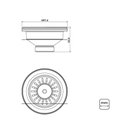 Ver imagem 5 de Cuba de Embutir/sobrepor Isis 69x40cm 2 Cubas 94062/102 Tramontina