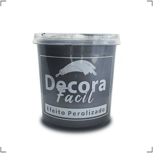 Cimento Queimado com Efeito Perolizado Decora Fácil 1kg - Cinza Nobre