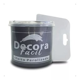 Cimento Queimado com Efeito Perolizado Decora Fácil 1kg - Cinza Nobre - 2