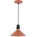 Ver imagem 1 de Pendente Chapéu Pequeno 1 Lâmpada Emalustres