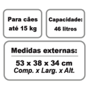 Ver imagem 3 de Caixa de Transporte para Cães e Gatos Panther N°3 Plast Pet Caixa de Transporte Panther Air Nº3 Rosa