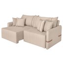 Ver imagem 3 de Sofá Cama Retrátil 180cm Essence D05 Linho Bege/camel - Mpozenato