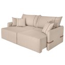 Ver mais imagens de Sofá Cama Retrátil 180cm Essence D05 Linho Bege/camel - Mpozenato