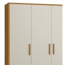 Ver imagem 3 de Guarda-Roupa Retrô 4 Portas Isis MóveisAqui