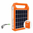 Ver imagem 4 de Kit Lanterna Led Solar com Lampada Recarregavel Usb Power Bank 500ma Iluminacao de Emergencia para C