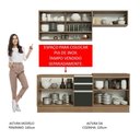 Ver imagem 7 de Cozinha Completa 200003 com Armário e Balcão Rustic/preto