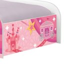 Ver imagem 2 de Cama Solteiro Infantil Cama Carruagem e Castelo com Colchão MDF Branco Casah
