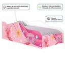 Ver imagem 4 de Cama Solteiro Infantil Cama Carruagem e Castelo com Colchão MDF Branco Casah