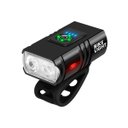 Ver imagem 3 de Lanterna Farol Digital Bike 3 Leds T6+ Mostrador Tempo Bater