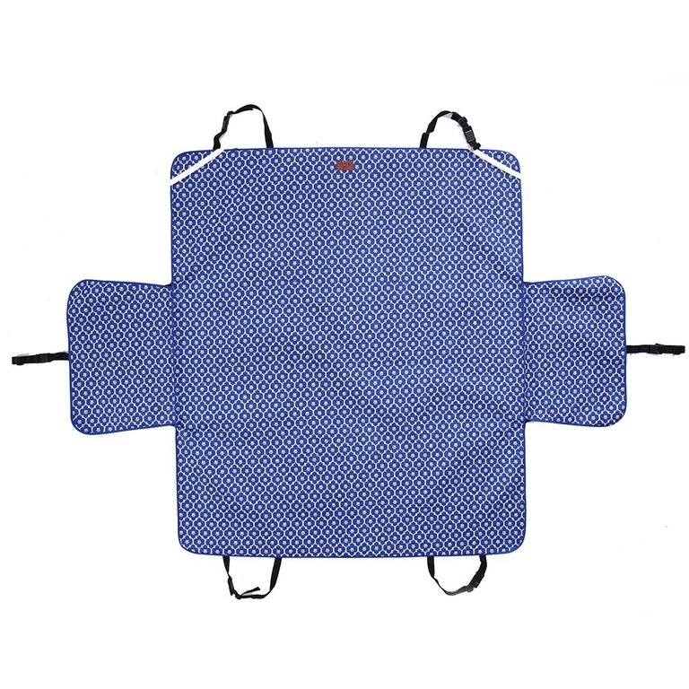 Capa Protetora PET Para Carro Dobrável Impermeável - Azul