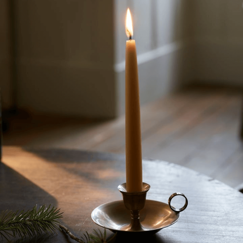 Vela de Cera de Abelha Alta Lisa - Casa Toco