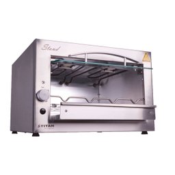 Churrasqueira Elétrica de Bancada 4 Espetos com Porta de Vidro Stand Voltagem:220v - 5