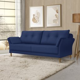 Sofá 2 Lugares Living Pe Palito 2m Soul Conforto:azul - 1