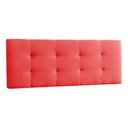 Ver imagem 6 de Canto Alemão Recamier Bau + Painel Madri 160cm Suede Vermelho - Inova Decor