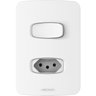 Conjunto Interruptor simples + 1 Tomada 20A Gracia Alumbra - 1