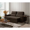 Ver imagem 1 de Sofá Modular 3 Lugares Búzios 195cm com Molas, Retrátil e Reclinável com Tecido Veludo Nobre Sofatec