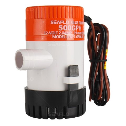 Bomba de Porao Seaflo 500GPH 24V 1.2A Barco Lancha Original