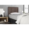 Cabeceira Cama Box Solteiro 90cm - Marrom Suede - 4