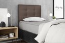 Ver imagem 4 de Cabeceira Cama Box Solteiro 90cm - Marrom Suede