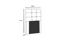 Ver imagem 3 de Cabeceira Cama Box Solteiro 90cm - Marrom Suede