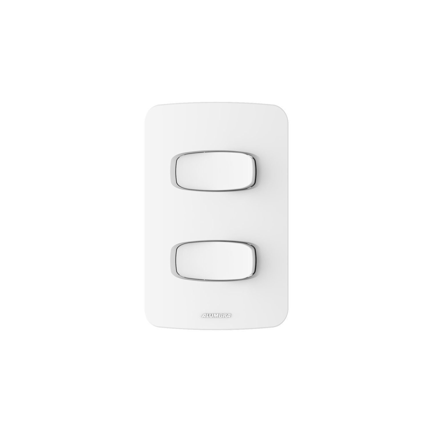 Conjunto 1 Interruptor simples + 1 interruptor paralelo 10A 250V~ 4x2 Gracia Alumbra - 2