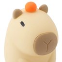 Ver imagem 4 de Luminaria Abajur Mesa Capivara Touch Muda de Cor Usb Recarregavel Iluminaçao Decoraçao Quarto Sala C