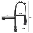 Ver imagem 6 de Torneira Monocomando Gourmet Total Preta Fosca 50cm - Tor-005 - Stillus Home
