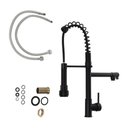 Ver imagem 5 de Torneira Monocomando Gourmet Total Preta Fosca 50cm - Tor-005 - Stillus Home