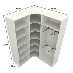 Kit Closet M59 - Branco - 1